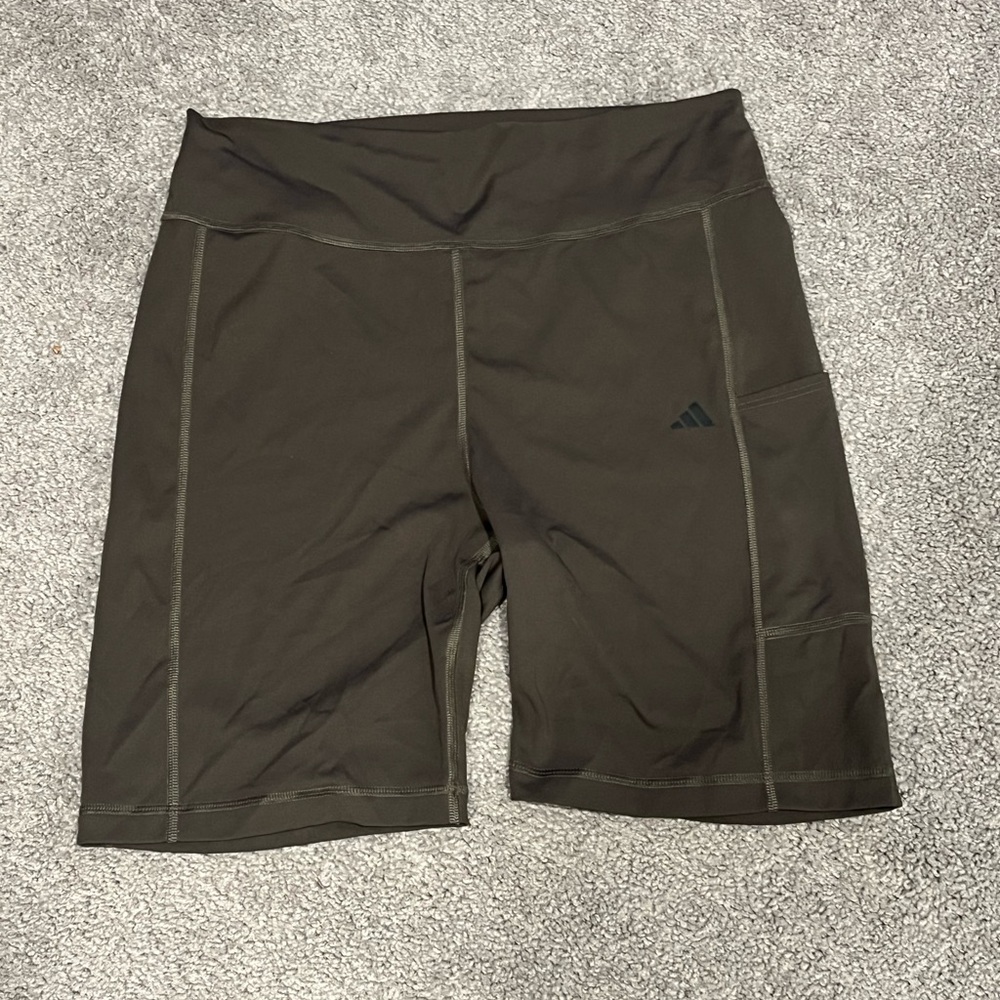 Adidas Women's Olive Athletic Shorts